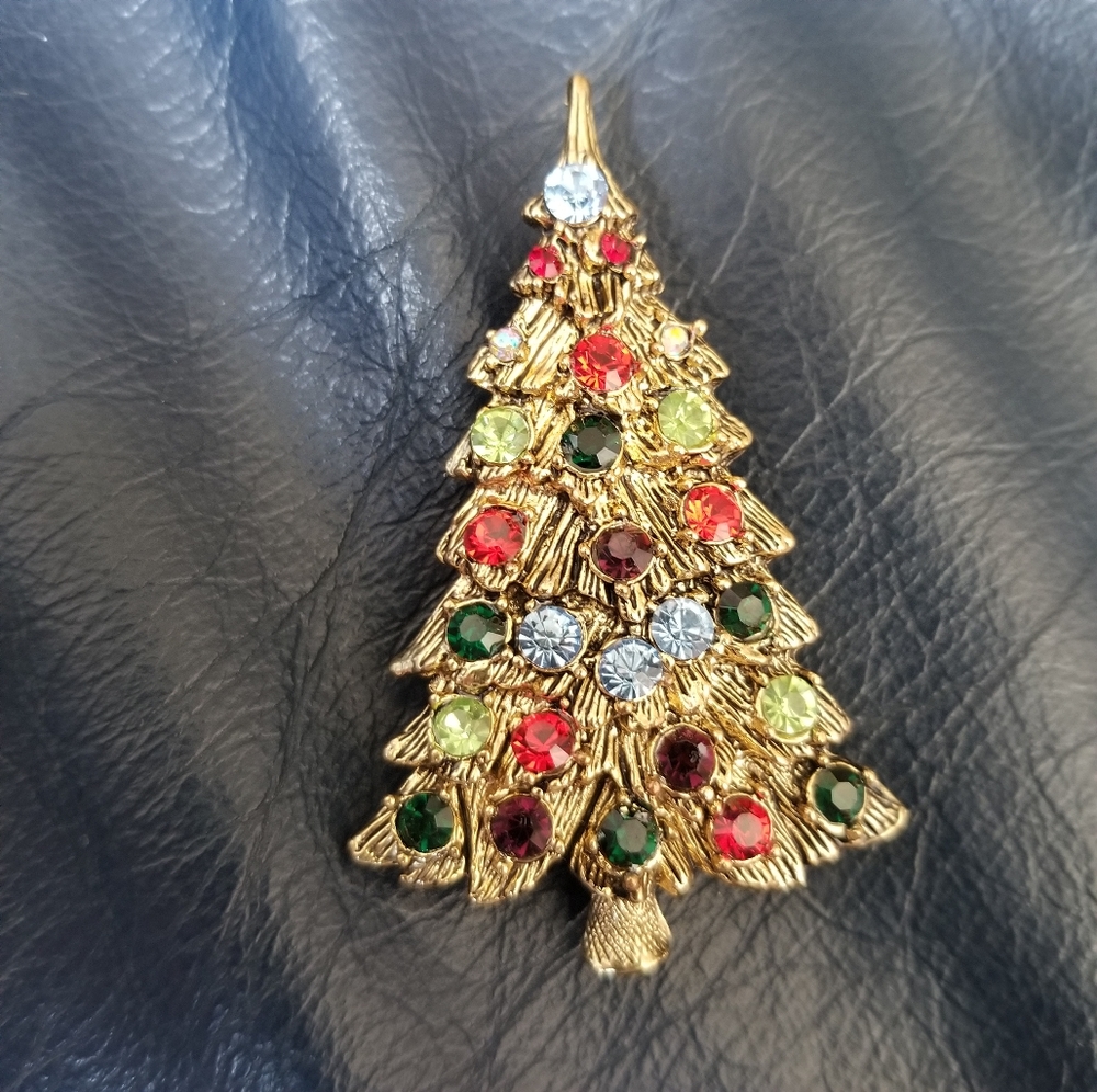 Christmas Tree Brooch